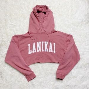 RARE brandy Melville lanikai cropped hoodie